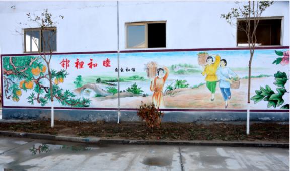 绍兴乡镇文化墙 乡风文明焕发新活力
