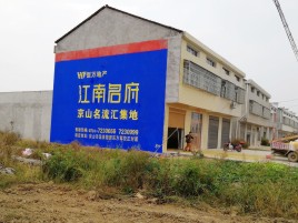 绍兴农村墙体广告在不同形式上面展现的不同特色