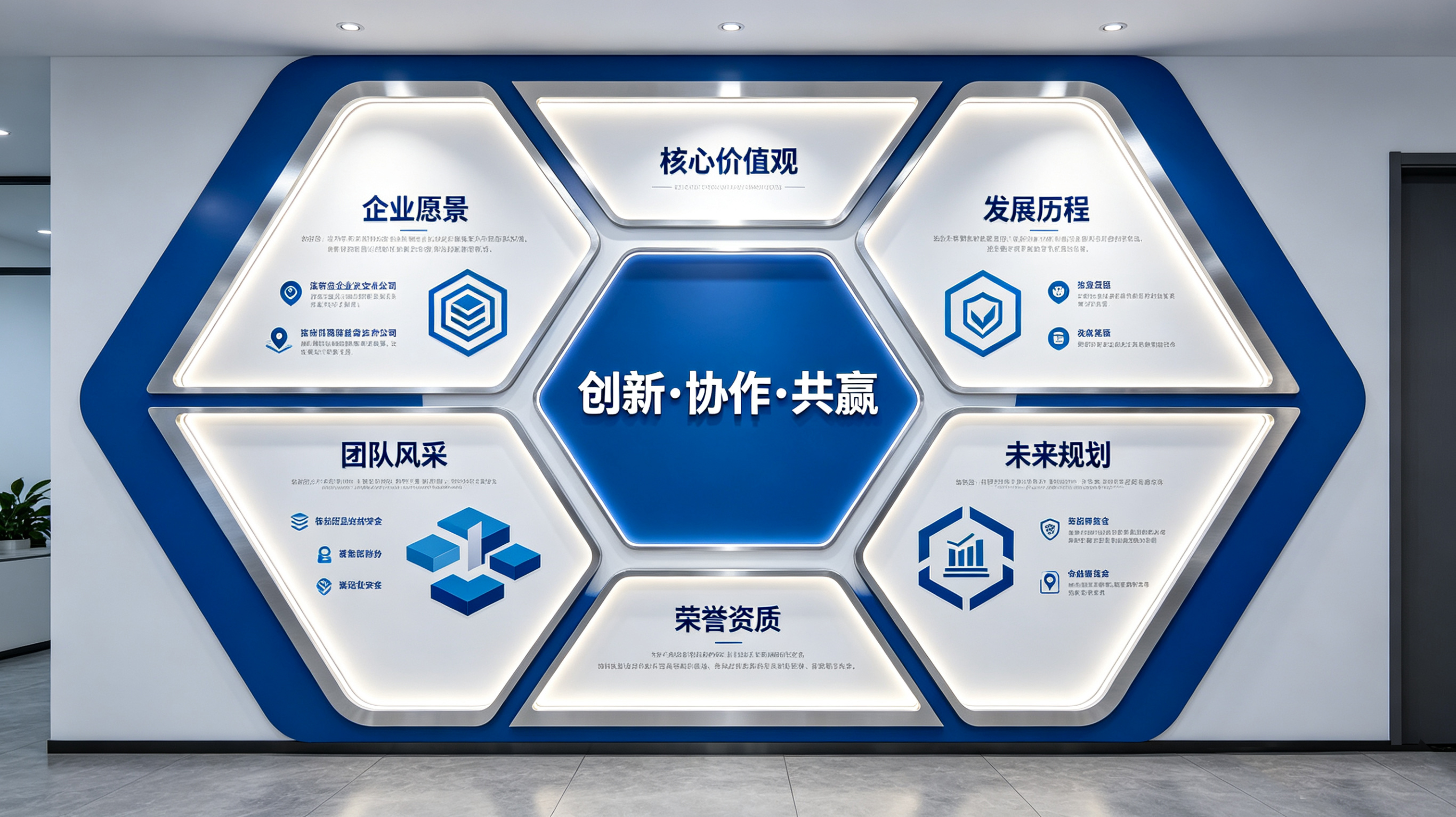 绍兴企业文化墙六边形避坑指南（新手常犯5个错误）